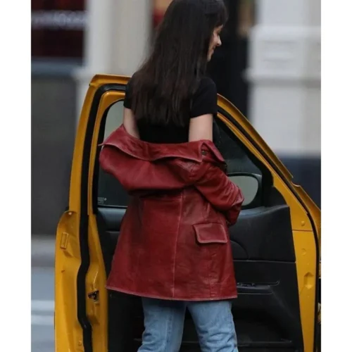 Celebrity Women’s Leather Coat
