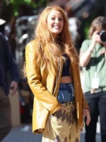 Celebrity Women’s Leather Coat