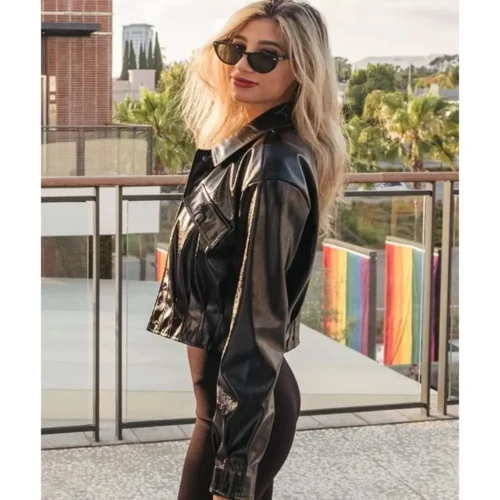 Celebrity Women’s Leather Jacket