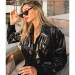 Celebrity Women’s Leather Jacket