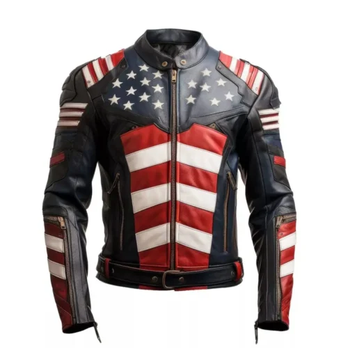 Men’s Leather Biker Jacket