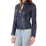 Women’s Biker Leather Jacket