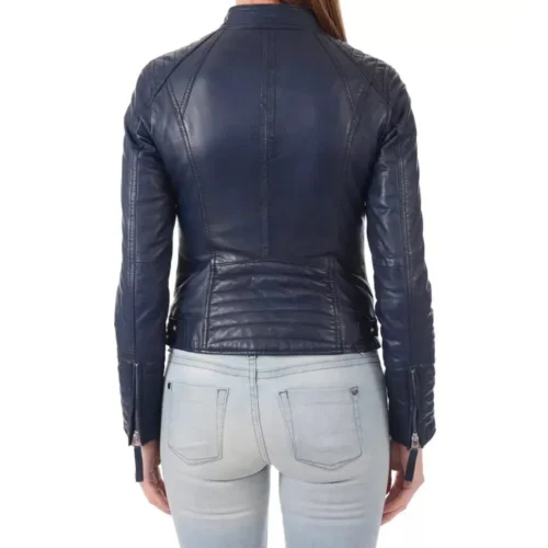 Women’s Biker Leather Jacket