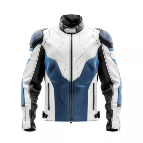 Men's Leather Biker Jacket