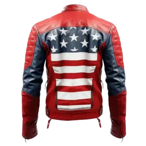 Men's Leather Jacket Motorbike
