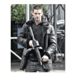 Celebrity Men’s Shearling Leather Jacket