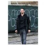 Celebrity Men’s Shearling Leather Jacket