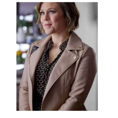 Celebrity Women’s Biker Leather Jacket