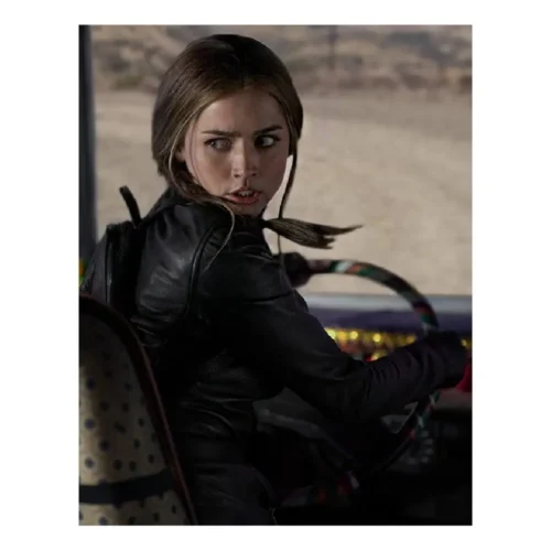 Celebrity Women’s Leather Jacket