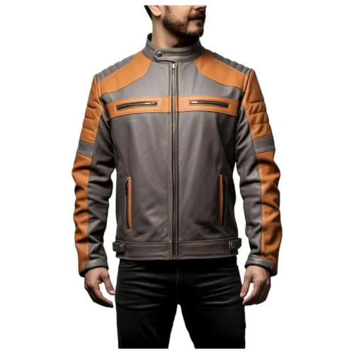 Men’s Biker Leather Jacket