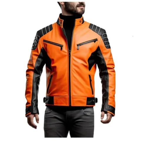 Men’s Biker Leather Jacket