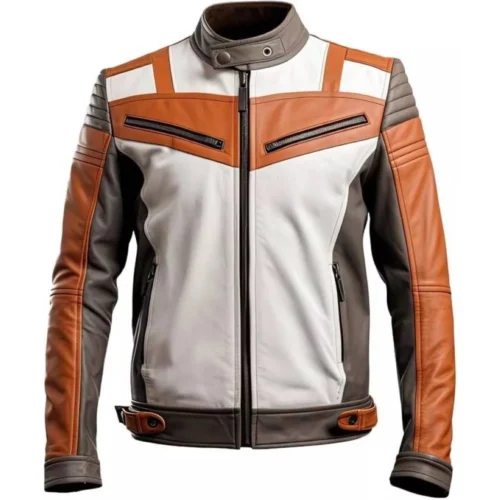 Men's Biker Leather Jacket