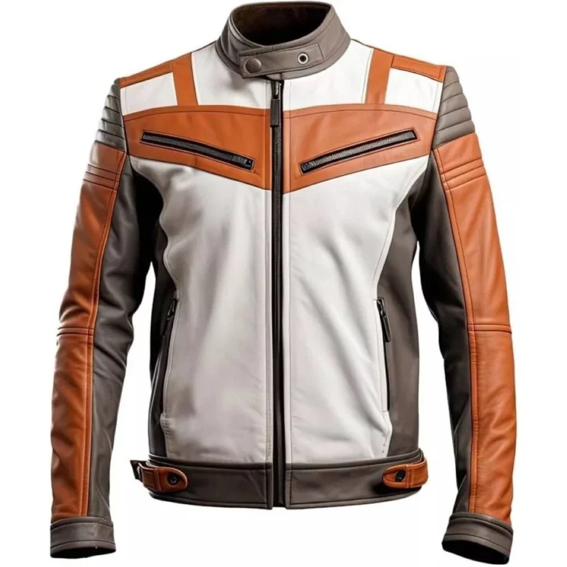 Men's Biker Leather Jacket
