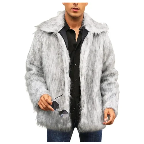 Men’s Faux Fur Jacket