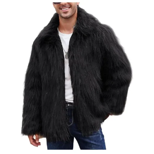 Men’s Faux Fur Jacket