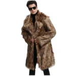 Men’s Faux Fur Long Coat