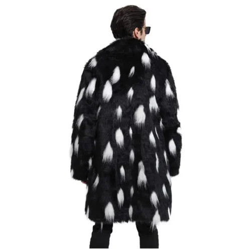 Men’s Faux Fur Long Coat