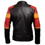 Men’s Flag Biker Leather Jacket