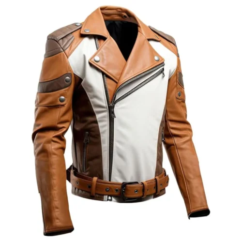 Men’s Leather Biker Jacket