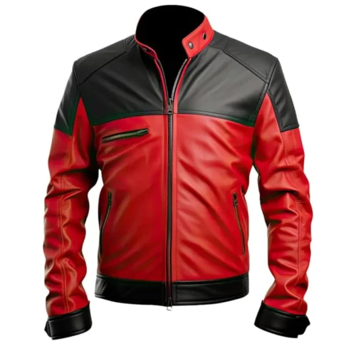 Men's Biker Leather Jacket