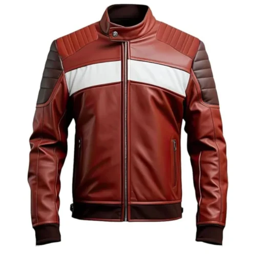 Men's Leather Biker Jacket