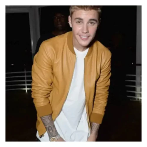 American Singer Bomber Leather Jacket