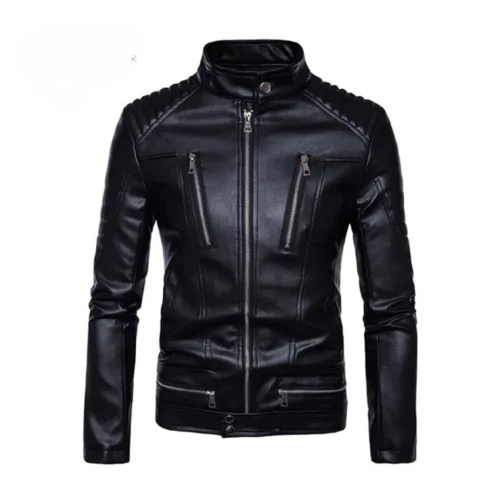 Men’s Biker Leather Jacket
