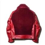 Mens Biker Leather Shearling Jacket