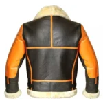 Men’s Bomber Leather Fur Jacket