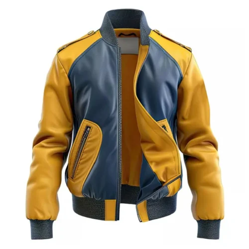 Men’s Bomber Leather Jacket