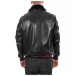 Men’s Bomber Leather Jacket Fur