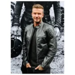 Men’s Celebrity Leather Biker Jacket