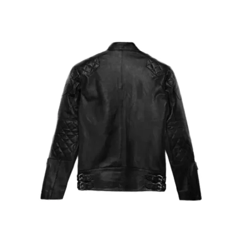 Men’s Celebrity Leather Biker Jacket
