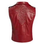 Men's Celebrity Leather Vest Jacket
