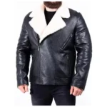 Men’s Faux Fur Leather Jacket