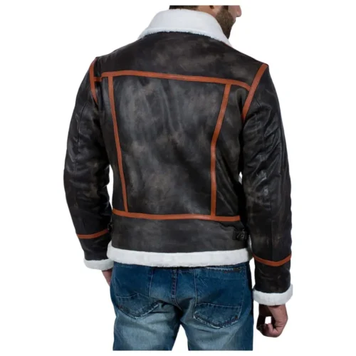 Men’s Fur Leather Jacket