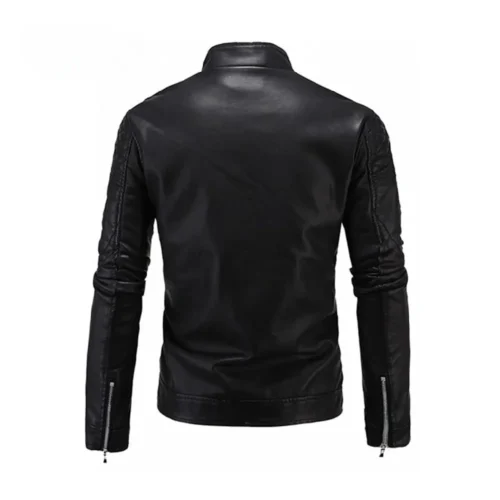 Men’s Leather Biker Jacket