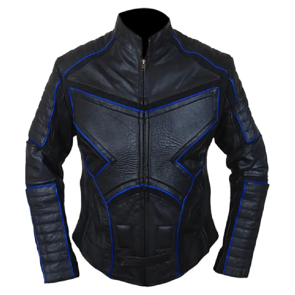 Men’s Superhero F&H United Leather Jacket Men’s Leather Jacket