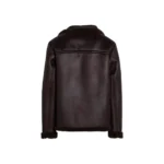 Men's Leather Jacket Faux Fur