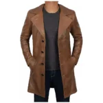 Men’s Leather Long Coat