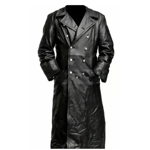 Men’s Leather Long Coat