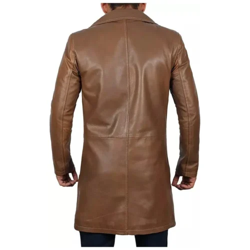 Men’s Leather Long Coat