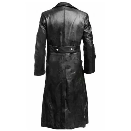 Men’s Leather Long Coat