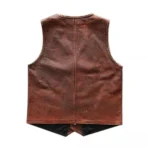 Men's Leather Vest Jacket