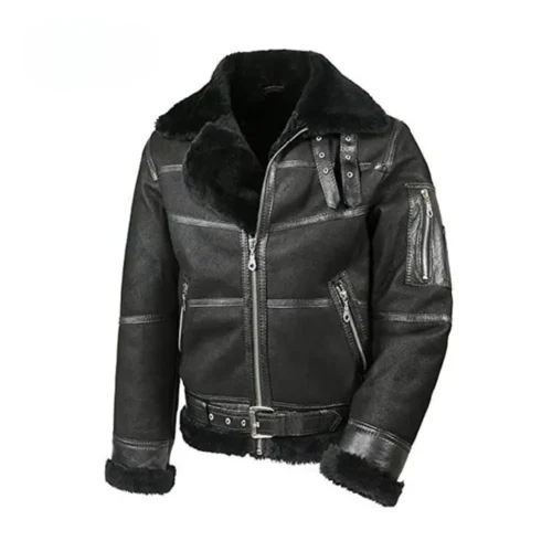 Men’s Shearling Leather Jacket