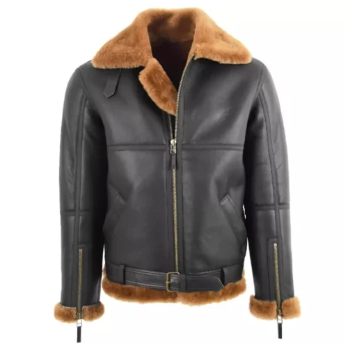 Men’s Shearling Leather Jacket
