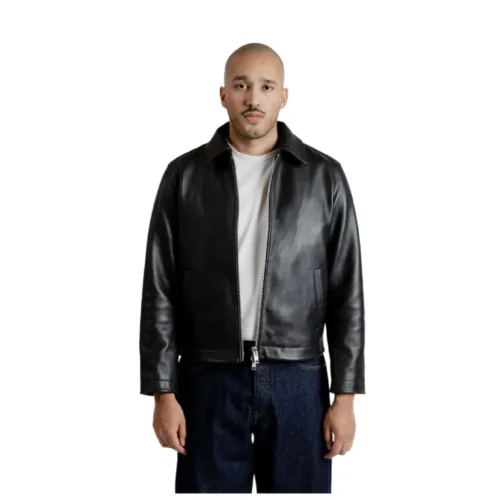 Men’s Short Leather Jacket