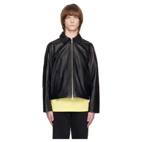 Men’s Short Leather Jacket