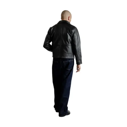 Men’s Short Leather Jacket