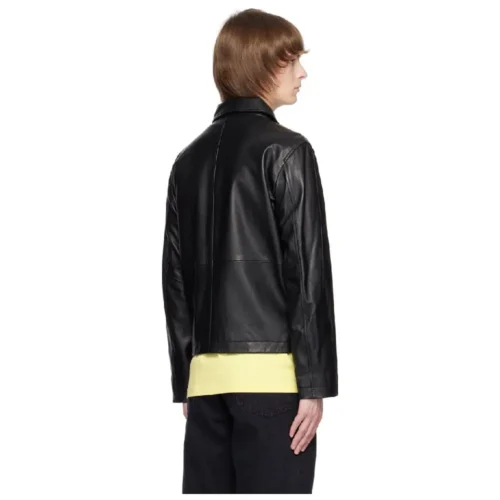 Men’s Short Leather Jacket